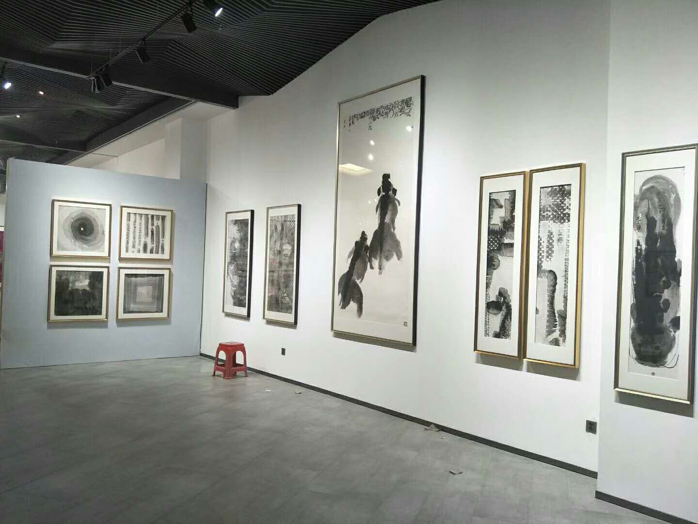 壹方城保利藝術(shù)中心李漁畫展展場設計布置